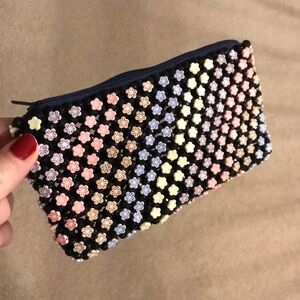 Floral Beaded Clutch